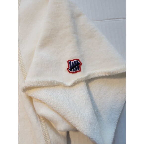 Undefeated 5 Strikes Logo White Red Ombre  Pullover Short Sleeve Sweater Mens L. - Picture 3 of 8